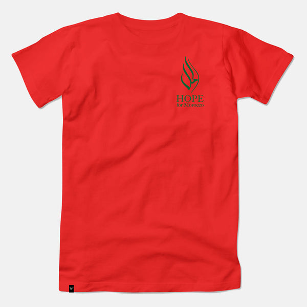 "Hope for Morocco" Tシャツ